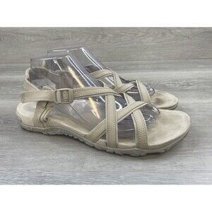 Merrell Beige Sandals Strappy Comfort Design